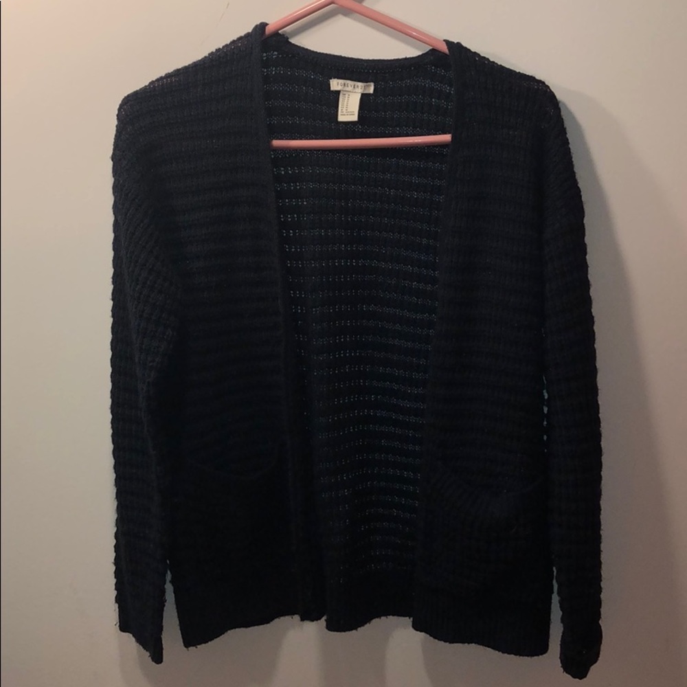 Navy Blue Cardigan